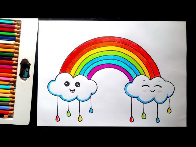 Beautiful:_Jpo5ncmfa8= Rainbow Drawing